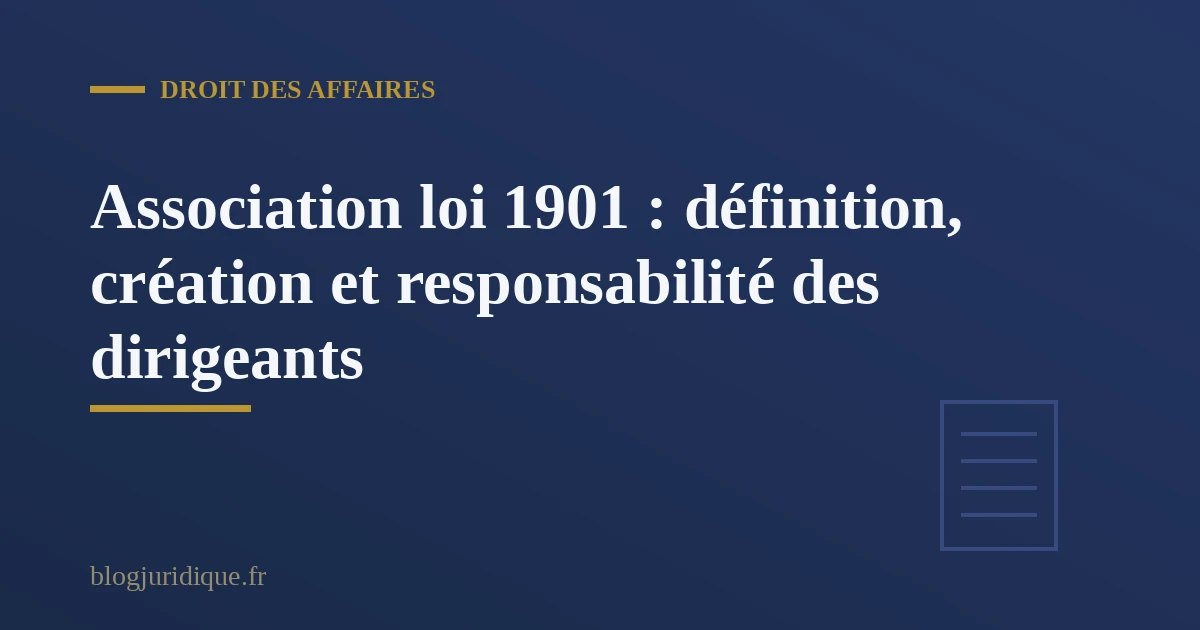 Assemblée générale d'une association loi 1901 réunissant ses membres