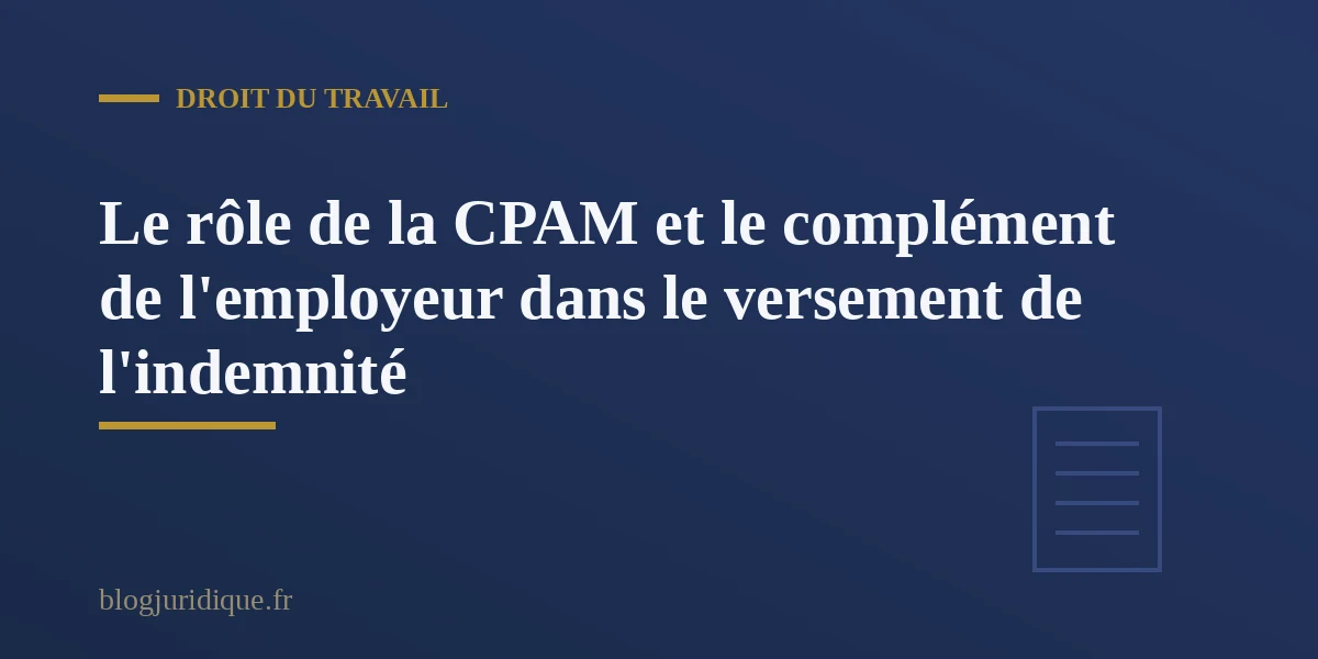 Service des ressources humaines calculant le complément de salaire versé en plus des indemnités journalières