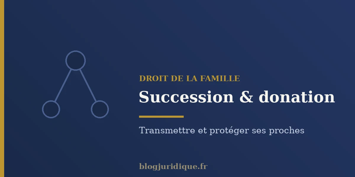 Notaire conseillant une famille pour une succession et une donation