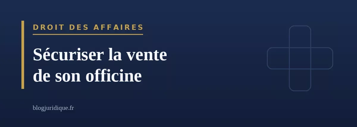 enjeux fiscaux de la vente d’une officine