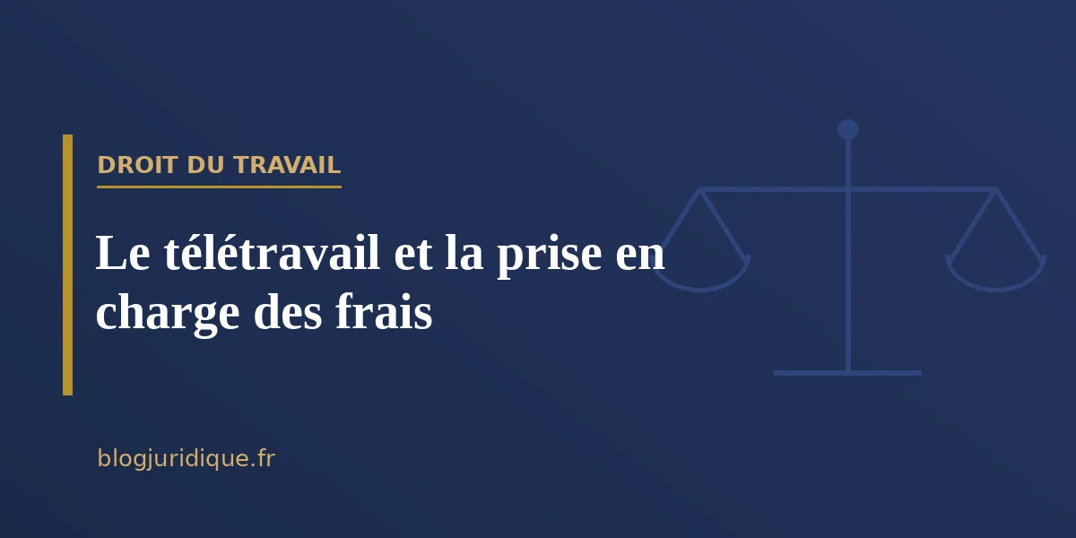 Le télétravail et la prise en charge des frais