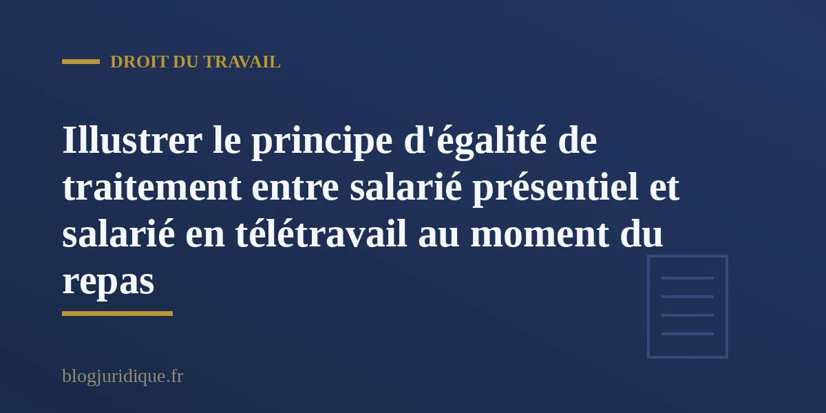 Salarié en télétravail installé à son domicile avec un titre-restaurant posé près de son ordinateur portable
