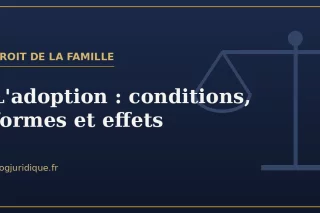 L'adoption : conditions, formes et effets
