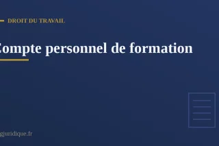 Illustration du compte personnel de formation et du financement de la formation professionnelle des salariés