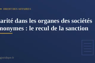 Illustration d'un conseil d'administration de société anonyme réuni autour d'une table, symbole de la parité dans les organes sociaux