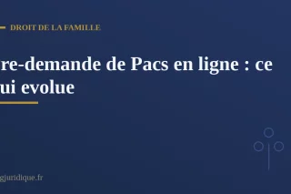 Pre-demande de Pacs en ligne : ce qui evolue dans la demarche