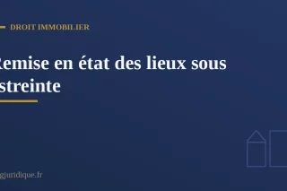 Remise en état des lieux sous astreinte apres une infraction d urbanisme
