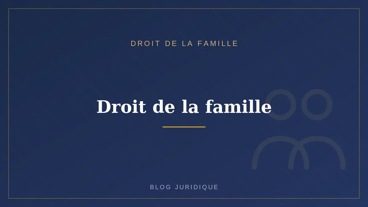 Droit de la famille