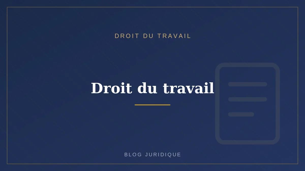 Droit du travail